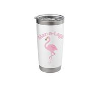 Mar-a-Lago Florida Pink Flamingo Stainless Steel Insulated Tumbler