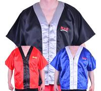 MAR | Black Corner Man's Jacket for Ring Corner Specialist, Trainer, Assistant Trainer, Cut Man Boxing Robe Boxing Corner Costumes, Cornerman Jacket Coaching Attire (Medium)