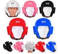 MAR | Black Pro Dipped Foam Head Guard Boxing Sparring Grappling Competition Training for Kickboxing, Karate, Taekwondo, Semi Contact & More, Adult Kids Headgear (Small)