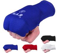 MAR | Blue Martial Arts Hand Mitts, Stretch Slip-On Design, MMA Training, Muay Thai Protection, Kickboxing Gear (Large)