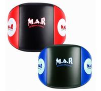 MAR | Boxing Belly Guard Pad | MMA Rib Shield & Body Protector for Muay Thai, Kickboxing, Karate & Combat Sports - EVA Foam Core, Adjustable Fit, Lightweight Microfiber Leather Design (Red)