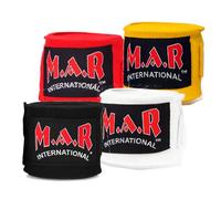 MAR | Boxing Hand Wraps Boxing Inner Gloves, 3.5 Meter Bandages, Under Mitts Fist Protection Wrap - Great for MMA, Muay Thai, Kickboxing, Martial Arts Training & Combat Sports (Large)
