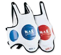 MAR | Child-M Reversible Boxing Chest Guard, MMA Kickboxing TKD Muay Thai Boxing Body Protector, Taekwondo Vest, Chest Protector, Martial Arts Body Armour, Sparring Training, Adjustable Strike Shield