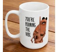 Mar-cus Meme Mug, 11OZ Ceramic Worm Robert Help Merch Coffee Mug, Funny Mar-cus Merch Coffee Cup with Insulated Handle, Novelty Worm Meme Drinking Milk Cups, for Hot & Cold Drinks