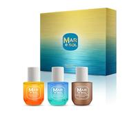 Mar e Sol Perfume for Women Gift Set (3 x 30ml) - Caramel Macadamia & Vanilla, Tuberose & Coconut Cream, Salted Caramel & Pistachio - Sun-Kissed Eau de Parfum - Cruelty-Free - Lasts up to 6 Hours