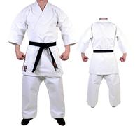 MAR | Japanese Cut Kata Karate Gi Uniform for Men Women Kids & Adults 12 oz. Medium Heavy Weight Canvas Fabric Kata for Senpai Training Competition Tournament Suit White Size (5.5/185)