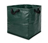 MAR Jumbo Garden Waste Bag 95 Litre, Reusable Green Garden Refuse Sack with Stitched Carry Handles, Woven PP Garden Bag for Leaves, Grass Cuttings, Weeds & Garden Debris, 48 x 41 x 48 cm