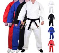 MAR | Karate Gi Uniform Heavyweight 14oz Canvas - European Cut Karate Suit for Adults & Kids - Premium Karate Training & Competition Gi with Drawstring Trousers & Reinforced Stitching (0/130)