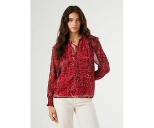 Mar Printed Blouse Red Print