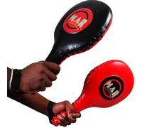 MAR | Taekwondo Kick Pads, for Martial Arts Training Single Target Striking Pads for Kickboxing Muay Thai Karate TKD Sparring & MMA Rex Leather Kick Training Gear for Adults