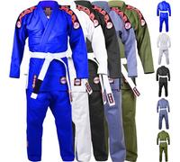 MAR | Tear-Resistant Jiu Jitsu Gi with FREE Belt | BJJ Kimono Uniform Gi, Training, Sparring & Lightweight Competition Suit 370 GSM Fabric | IBJJF Compliant | Professionally Designed to Excellence