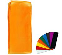 MAR | Traditional Grading Kung Fu Sash Single Colour (Orange, 7, Centimetres, 300.00, Centimetres, 0.5, Centimetres, 7, Centimetres, 0.5, Centimetres)