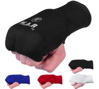 MAR | White Training Hand Mitts for Karate Mitts, Slip-On Design - Elasticated Fabric, MMA, Muay Thai Boxing Hand Protection, Kickboxing, Martial Arts (XXS)