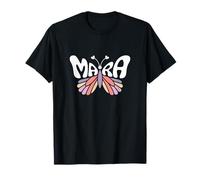 Mara Butterfly - Personalized Cute Name Word Art T-Shirt