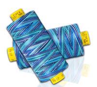 Mara Multicolour Sewing Thread Gutermann Multi Colour 120-2 Spools, 1000m (Colour 9957)