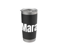 Mara Name Personalized First Names Epic Minimal Text Stainless Steel Insulated Tumbler