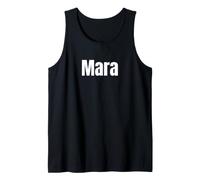 Mara Name Personalized First Names Epic Minimal Text Tank Top