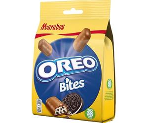 Marabou Milk Chocolate, Vanilla Taste Cream Filling with Oreo Biscuit crums Chocolate 4 Packs of 140g 19.6oz