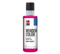 Marabu 04060004005 Window Colour Fun & Fancy 80 ml Water-Based Window Paint Can be Removed on Smooth Surfaces such as Glass, Mirrors, Tiles and Film