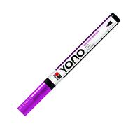 Marabu 12400101014 12400101014-YONO Marker, Magenta 014, versatile acrylic pen with fine Japanese bullet tip, water-based, non-fading and waterproof, suitable for almost all surfaces, 0.5-1.5 mm