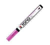 Marabu 12400101033 12400101033-YONO Marker, Pink 033, Versatile Acrylic Pen with Fine Japanese Bullet Tip, Water Based, Lightfast and Waterproof, for Almost All Surfaces, 0.5-1.5 mm