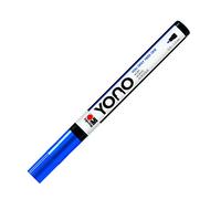 Marabu 12400101053 YONO Marker, Dark Blue 053, Versatile Acrylic Pen with fine Japanese Round tip, 0.5-1.5 mm, Water-Based, Light-Fast and Waterproof, for Almost All Surfaces, 0,5-1,5 mm