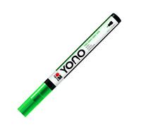 Marabu 12400101067 YONO Marker, Juice, Versatile Acrylic Pen with Fine Japanese Bullet Tip 0.5-1.5 mm, Water-Based, Lightfast and Waterproof, for Almost All Surfaces, Rich Green 067, 0,5-1,5 mm