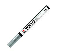 Marabu 12400101078 12400101078-YONO Marker, Grey 078, Versatile Acrylic Pen with Fine Japanese Bullet Tip, Water-Based, Lightfast and Waterproof, for Almost All Surfaces, 0.5-1.5 mm