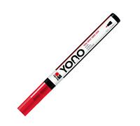 Marabu 12400101125 12400101125-YONO Marker, Cherry 125, Versatile Acrylic Pen with fine Japanese Bullet tip, Water-Based, Non-Fading and Waterproof, for Almost All Surfaces, 0.5-1.5 mm