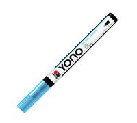 Marabu 12400101256 YONO Marker Pastel Blue 256 Versatile Acrylic Pen with Fine Japanese Bullet Tip 0.5-1.5 mm, Water-Based, Lightfast and Waterproof, for Almost All Surfaces, 0,5-1,5 mm