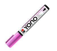 Marabu 12400102033 12400102033-YONO Marker, Pink 033, Versatile Acrylic Pen with Japanese Chisel Tip, Water-based, Lightfast and Waterproof, for almost all surfaces, 0.5-5 mm