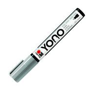 Marabu 12400102078 12400102078-YONO Marker, Grey 078, Versatile Acrylic Pen with Japanese Chisel Tip, Water Based, Lightfast and Waterproof, for Almost All Surfaces, 0.5-5 mm