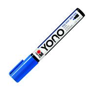 Marabu 12400103053 YONO Marker Dark Blue 053 Versatile Acrylic Pen with Japanese Bullet Tip 1.5-3 mm, Water-Based, Lightfast and Waterproof, for Almost All Surfaces, 1,5-3 mm