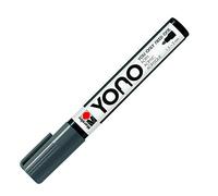 Marabu 12400103079 YONO Marker Dark Grey 079 Versatile Acrylic Pen with Japanese Bullet Tip 1.5-3 mm, Water-Based, Lightfast and Waterproof, for Almost All Surfaces, 1,5-3 mm
