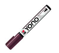 Marabu 12400103285 YONO Marker Brown 285 Versatile Acrylic Pen with Japanese Bullet Tip 1.5-3 mm, Water-Based, Lightfast and Waterproof, for Almost All Surfaces, 1,5-3 mm