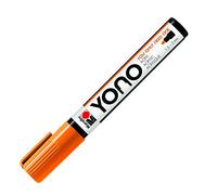 Marabu 12400103324 12400103324-YONO Marker, NEON-ORANGE 324, versatile acrylic pen with Japanese bullet tip, water-based, non-fading and waterproof, for almost all surfaces, 1.5-3 mm