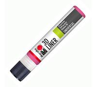 Marabu 3D Liner, Painter Marker Pen, Rose Pink, 2.2 x 12.6 x 2.2 cm