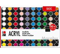 Marabu Acrylic Paints, Multi, 3.5ml
