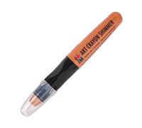 Marabu Art Crayons - Shimmer Copper - Highly Pigmented Glittery Watercolor Crayons - Smooth and Easy Blending Water Soluble Crayons for Mixed Media Artists - Arts and Crafts for Adults