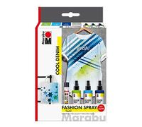 Marabu Fashion Spray Set - Blue Denim