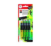 Marabu Green Jungle Mixed Media Art Crayon Set