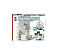 Marabu Havanna Patina Set "Vintage Style", Multicoloured, (040, 096, 290, 784), Single Set, Art & Craft Kit For Home, Upcycling, Painting