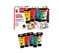 Marabu Kids Little Artist 6 x 75ml Colour Assortment - Kids Paint Set - Ideal Washable Paints for Kids, Perfect Set for Painting for Children, Childrens Art & Craft Paint for Boys and Girls