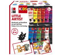 Marabu KiDS Little Artist Colour Assortment, Kids Paint Set, Kids Washable Paint