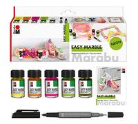 Marabu Marbling Paint Starter Set Neon 15ml