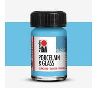 Marabu : Porcelain & Glass : Glossy : 15ml : Light Blue
