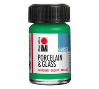 Marabu Porcelain Ceramic & Glass Glossy Paint Apple 15ml, For Painting And Stamping Waterbased, Washable, Dishwasher-Safe