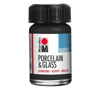 Marabu Porcelain & Glass Paint 15ml Glossy Black