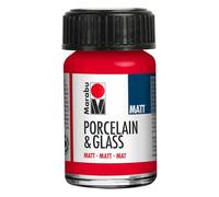 Marabu Porcelain & Glass Paint 15ml Matt Cherry