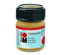 Marabu Porcelain Paint 15ml - 784 Metallic Gold